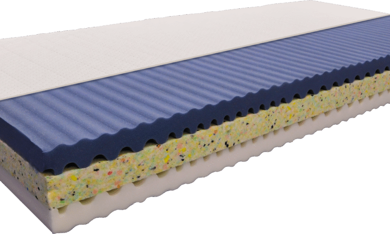 Matrace ze studené pěny s volbou tuhosti BAR ECO 25