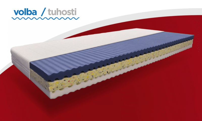 Matrace ze studené pěny s volbou tuhosti KAMIL 2